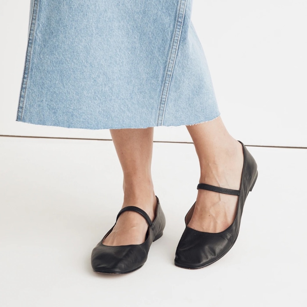 Madewell Greta Mary Jane Flat, size 12